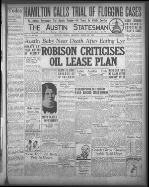 The Austin Statesman (Austin, Tex.), Vol. 54, No. 342, Ed. 1 Monday, June 15, 1925