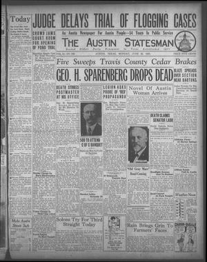 Primary view of object titled 'The Austin Statesman (Austin, Tex.), Vol. 54, No. 348, Ed. 1 Monday, June 22, 1925'.