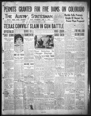 Primary view of object titled 'The Austin Statesman (Austin, Tex.), Vol. 55, No. 295, Ed. 1 Saturday, May 1, 1926'.