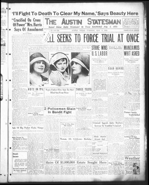 The Austin Statesman (Austin, Tex.), Vol. 55, No. 296, Ed. 1 Tuesday, May 4, 1926