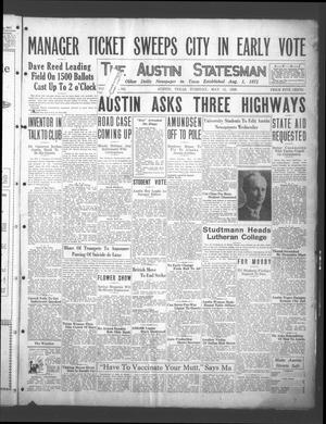 The Austin Statesman (Austin, Tex.), Vol. 55, No. 302, Ed. 1 Tuesday, May 11, 1926