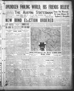 Primary view of object titled 'The Austin Statesman (Austin, Tex.), Vol. 55, No. 306, Ed. 1 Friday, May 14, 1926'.