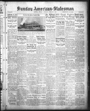 Primary view of object titled 'Sunday American-Statesman (Austin, Tex.), Vol. 13, No. 17, Ed. 1 Sunday, June 27, 1926'.