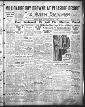 The Austin Statesman (Austin, Tex.), Vol. 56, No. 12, Ed. 1 Wednesday, August 4, 1926