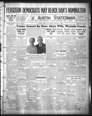 The Austin Statesman (Austin, Tex.), Vol. 56, No. 15, Ed. 1 Saturday, August 7, 1926