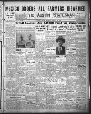 The Austin Statesman (Austin, Tex.), Vol. 56, No. 22, Ed. 1 Monday, August 16, 1926