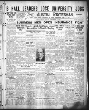 The Austin Statesman (Austin, Tex.), Vol. 56, No. 37, Ed. 1 Friday, September 3, 1926