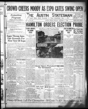 The Austin Statesman (Austin, Tex.), Vol. 56, No. 59, Ed. 1 Monday, October 4, 1926