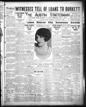 The Austin Statesman (Austin, Tex.), Vol. 56, No. 75, Ed. 1 Thursday, October 21, 1926