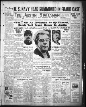 The Austin Statesman (Austin, Tex.), Vol. 56, No. [120], Ed. 1 Friday, December 3, 1926