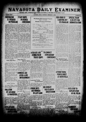 Navasota Daily Examiner (Navasota, Tex.), Vol. 34, No. 311, Ed. 1 Saturday, February 13, 1932