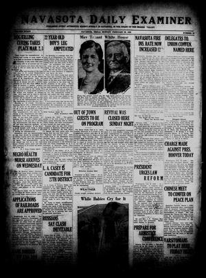 Navasota Daily Examiner (Navasota, Tex.), Vol. 34, No. 15, Ed. 1 Monday, February 29, 1932