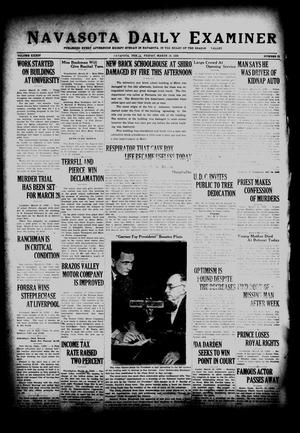 Primary view of object titled 'Navasota Daily Examiner (Navasota, Tex.), Vol. 34, No. 31, Ed. 1 Friday, March 18, 1932'.