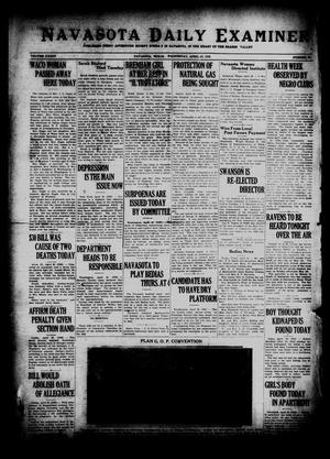 Navasota Daily Examiner (Navasota, Tex.), Vol. 34, No. 59, Ed. 1 Wednesday, April 20, 1932