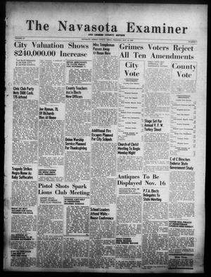 The Navasota Examiner and Grimes County Review (Navasota, Tex.), Vol. 55, No. 7, Ed. 1 Thursday, November 10, 1949