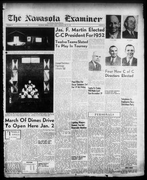 Primary view of object titled 'The Navasota Examiner and Grimes County Review (Navasota, Tex.), Vol. 57, No. 14, Ed. 1 Thursday, December 27, 1951'.