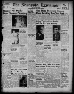 The Navasota Examiner and Grimes County Review (Navasota, Tex.), Vol. 58, No. 9, Ed. 1 Thursday, November 20, 1952