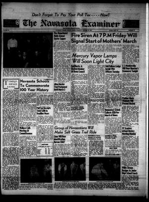 Primary view of object titled 'The Navasota Examiner and Grimes County Review (Navasota, Tex.), Vol. 59, No. 19, Ed. 1 Thursday, January 28, 1954'.