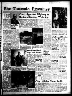 The Navasota Examiner and Grimes County Review (Navasota, Tex.), Vol. 63, No. 9, Ed. 1 Thursday, November 14, 1957