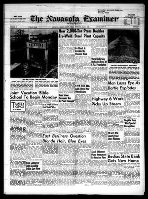 The Navasota Examiner and Grimes County Review (Navasota, Tex.), Vol. 67, No. 43, Ed. 1 Thursday, July 5, 1962