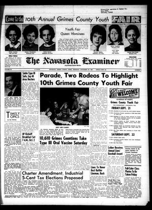 The Navasota Examiner and Grimes County Review (Navasota, Tex.), Vol. 68, No. 2, Ed. 1 Thursday, September 20, 1962