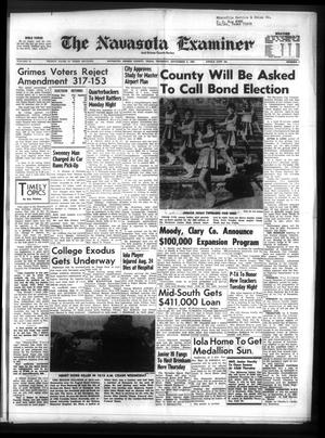 The Navasota Examiner and Grimes County Review (Navasota, Tex.), Vol. 70, No. 1, Ed. 1 Thursday, September 9, 1965