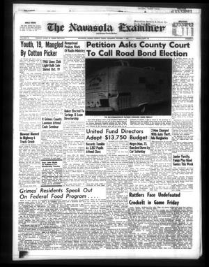 The Navasota Examiner and Grimes County Review (Navasota, Tex.), Vol. 70, No. 5, Ed. 1 Thursday, October 7, 1965