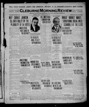 Primary view of object titled 'Cleburne Morning Review (Cleburne, Tex.), Ed. 1 Wednesday, July 28, 1920'.