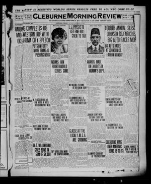 Cleburne Morning Review (Cleburne, Tex.), Ed. 1 Sunday, October 10, 1920