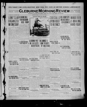 Primary view of object titled 'Cleburne Morning Review (Cleburne, Tex.), Ed. 1 Thursday, October 21, 1920'.
