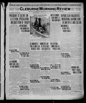 Cleburne Morning Review (Cleburne, Tex.), Ed. 1 Thursday, November 4, 1920