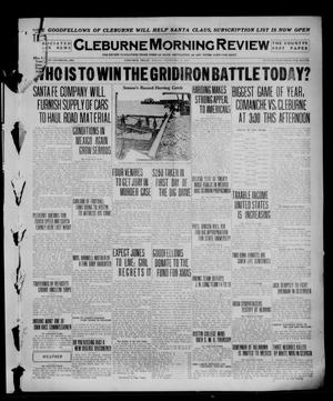Primary view of object titled 'Cleburne Morning Review (Cleburne, Tex.), Ed. 1 Friday, November 19, 1920'.