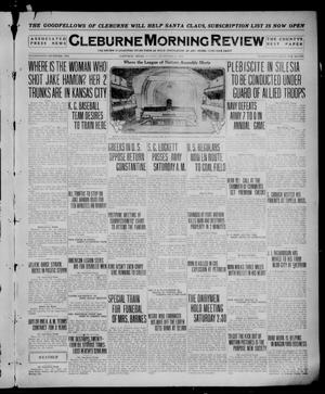 Cleburne Morning Review (Cleburne, Tex.), Ed. 1 Sunday, November 28, 1920
