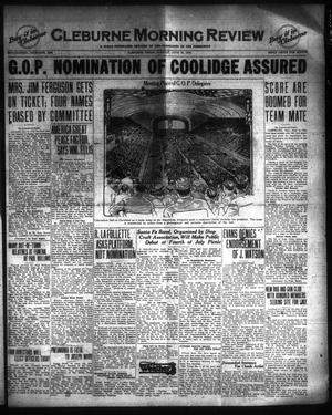 Cleburne Morning Review (Cleburne, Tex.), Ed. 1 Tuesday, June 10, 1924