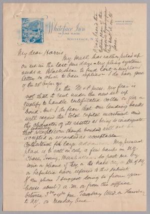 [Letter from I. H. Kempner to Harris Leon Kempner, July 30, 1948]