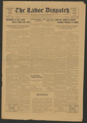 The Labor Dispatch (Galveston, Tex.), Vol. 5, No. 33, Ed. 1 Saturday, August 14, 1915