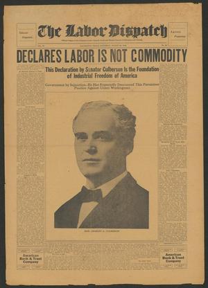 The Labor Dispatch (Galveston, Tex.), Vol. 6, No. 32, Ed. 1 Saturday, August 26, 1916
