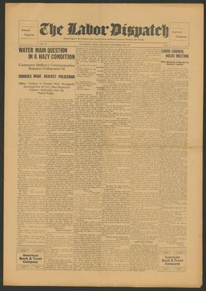 The Labor Dispatch (Galveston, Tex.), Vol. 6, No. 34, Ed. 1 Saturday, September 16, 1916