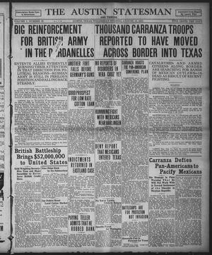 The Austin Statesman and Tribune (Austin, Tex.), Vol. 1, No. 39, Ed. 2 Wednesday, August 11, 1915
