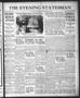 Newspaper: The Evening Statesman (Austin, Tex.), Vol. 1, No. 16, Ed. 2 Thursday,…
