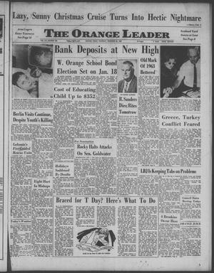 Primary view of object titled 'The Orange Leader (Orange, Tex.), Vol. 60, No. 303, Ed. 1 Thursday, December 26, 1963'.