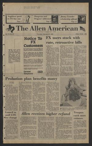 Primary view of object titled 'The Allen American (Allen, Tex.), Vol. 16, No. 61, Ed. 1 Thursday, February 21, 1985'.