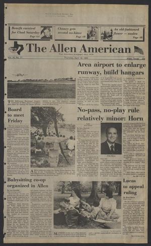 The Allen American (Allen, Tex.), Vol. 16, No. 77, Ed. 1 Thursday, April 18, 1985