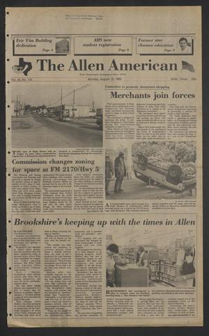 Primary view of object titled 'The Allen American (Allen, Tex.), Vol. 16, No. 110, Ed. 1 Monday, August 12, 1985'.