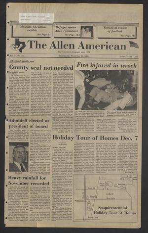 The Allen American (Allen, Tex.), Vol. 17, No. 34, Ed. 1 Wednesday, November 20, 1985
