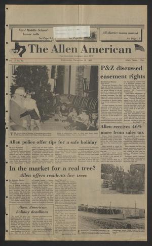 The Allen American (Allen, Tex.), Vol. 17, No. 42, Ed. 1 Wednesday, December 18, 1985