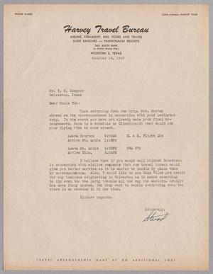 Primary view of object titled '[Letter from D. Stuart Godwin, Jr. to I. H. Kempner, October 14, 1948]'.