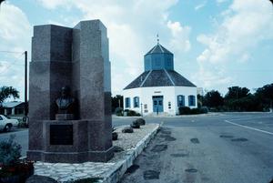 [von Meusebach Monument and Vereins Kirche]