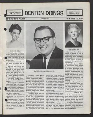 Denton Doings (Denton, Tex.), Vol. 34, Ed. 1, August 1969