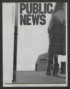 Primary view of object titled 'Public News (Houston, Tex.), No. 3, Ed. 1 Wednesday, February 17, 1982'.